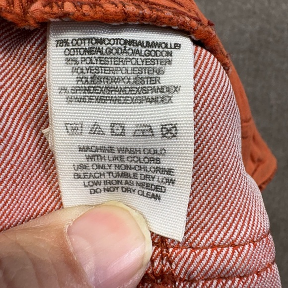 Free People Rust Colored Jeans Size 29 - Picture 4 of 4